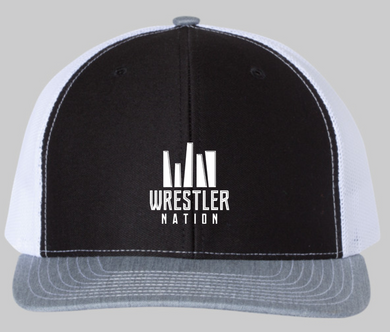 Black, Grey, White Trucker Hat