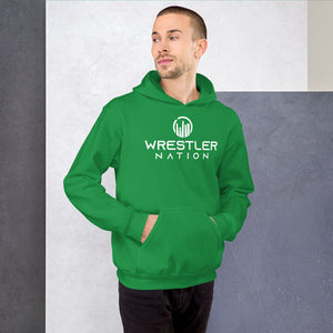 Unisex Wrestler Nation Hoodie-small logo